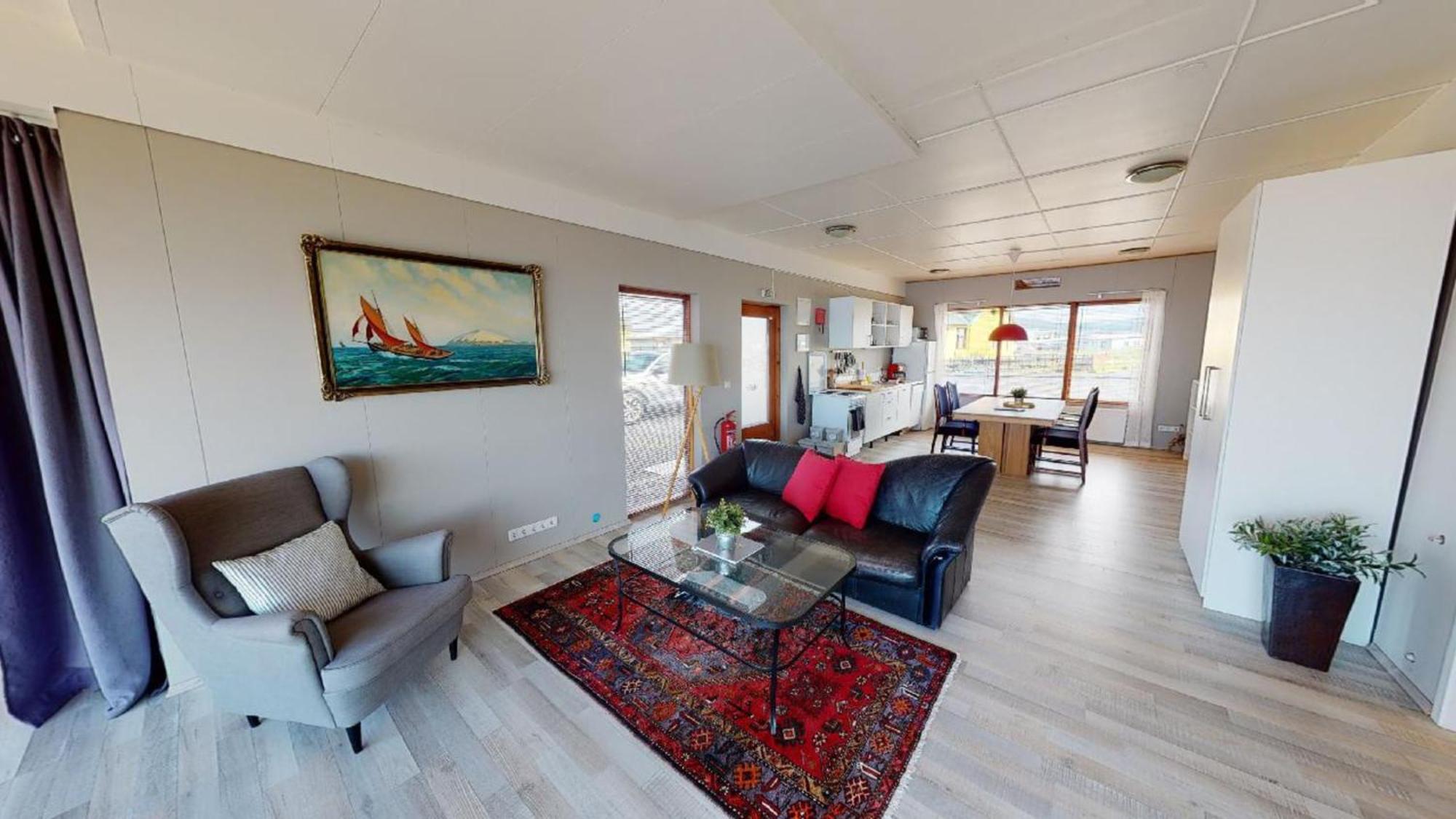 Kleifar: Ocean View Apartment Hellissandur Exterior foto